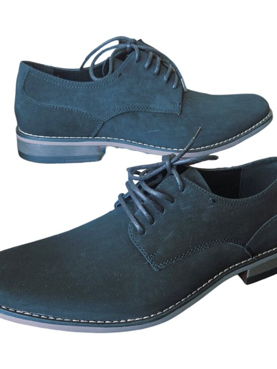 Perry Ellis Portfolio Jeremiah Black Dress Shoes Men Size 9.5 NWOB